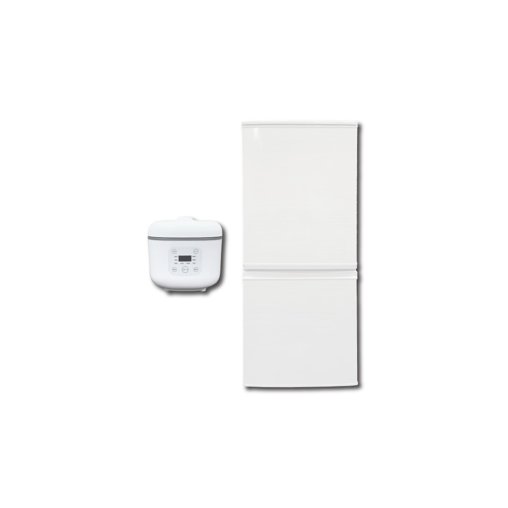 【家電レンタル】冷蔵庫 炊飯器 2点セット