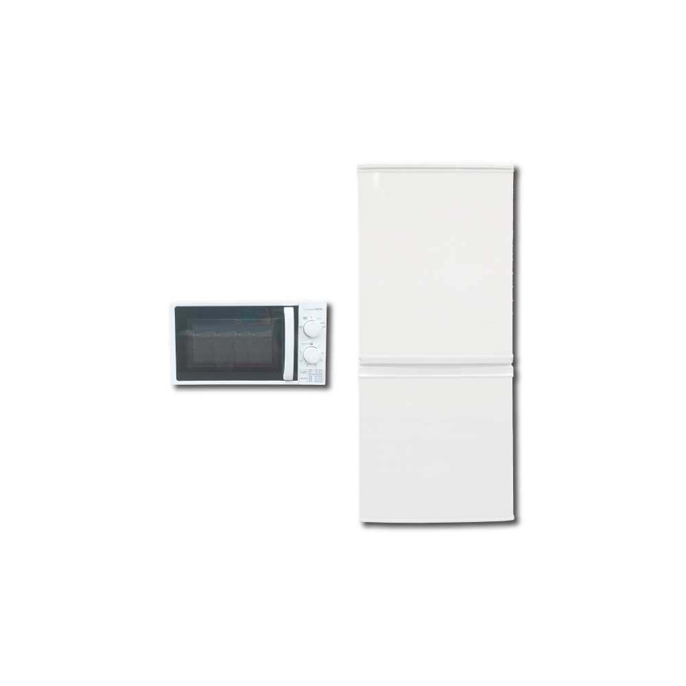 【サブスク・月々払い】冷蔵庫 電子レンジ 2点セット