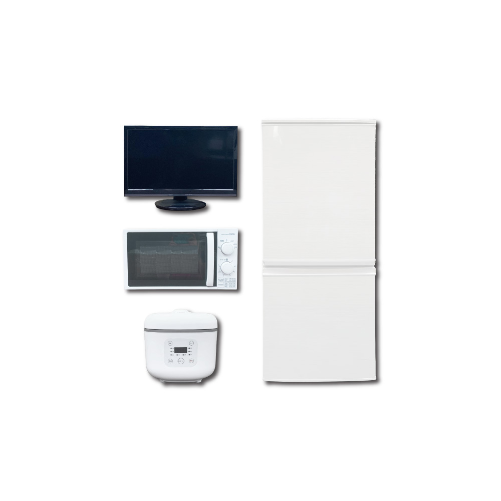 【サブスク】冷蔵庫 テレビ 電子レンジ 炊飯器 4点セット